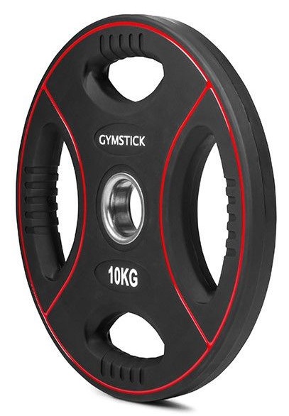 Дисковый вес Gymstick Pro PU, 10 кг