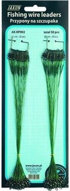 Makšķerēšanas pavadiņa Jaxon Fishing Wire Leaders 4120103, 30 cm, zaļa, 50 gab.