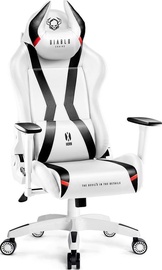 Žaidimų kėdė Diablo X-Horn 2.0, 70 x 67 x 125 - 134 cm, balta/juoda