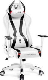Игровой стул Diablo X-Horn 2.0, 70.5 x 70.5 x 125 - 134 см, белый/черный