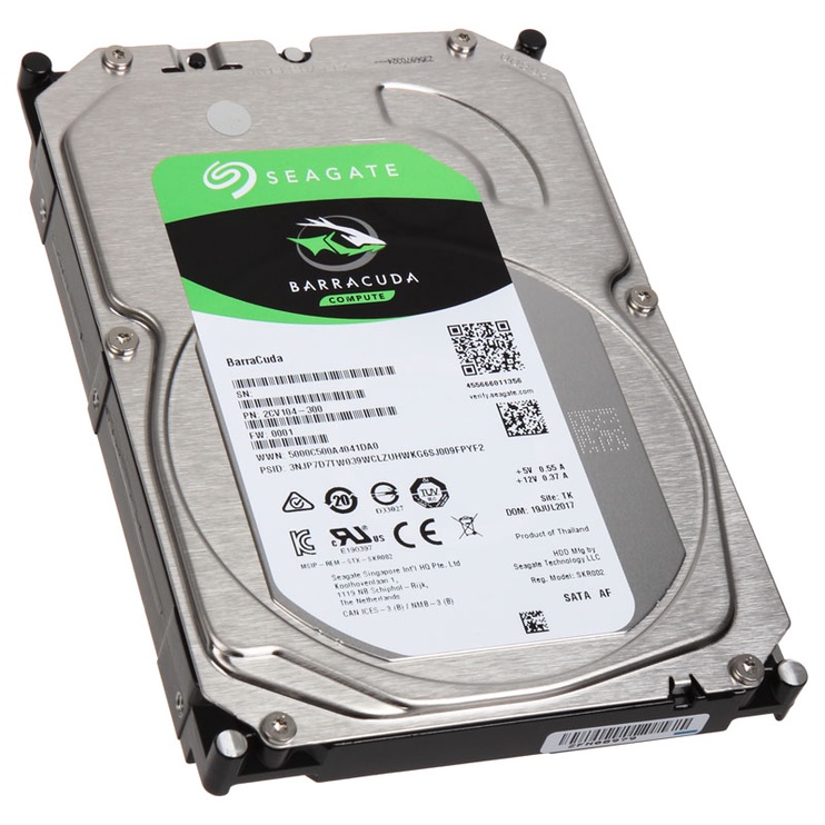 Kietasis diskas (HDD) Seagate Barracuda ST8000DM004, 3.5", 3 TB