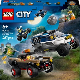 Konstruktor LEGO® City Off-Road Police Car Chase 60449, 467 tk