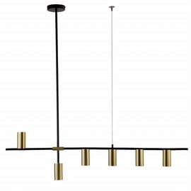Светильник Light Prestige Arizona 6 LP-074/6PL BK/GD, золотой, GU10, 40 Вт (поврежденная упаковка)