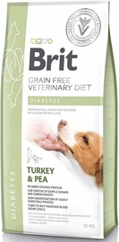 Сухой корм для собак Brit Veterinary Diets Diabetes, индюшатина, 12 кг