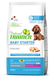 Sausā suņu barība Natural Trainer, vistas gaļa, 1.5 kg