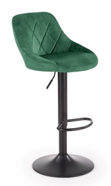 Bāra krēsls, matēts, zaļa