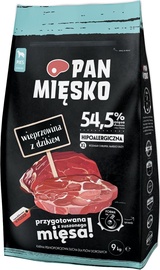 Sausā suņu barība Pan Miesko, rīsi/cūkgaļa/meža cūkas gaļa, 20 kg