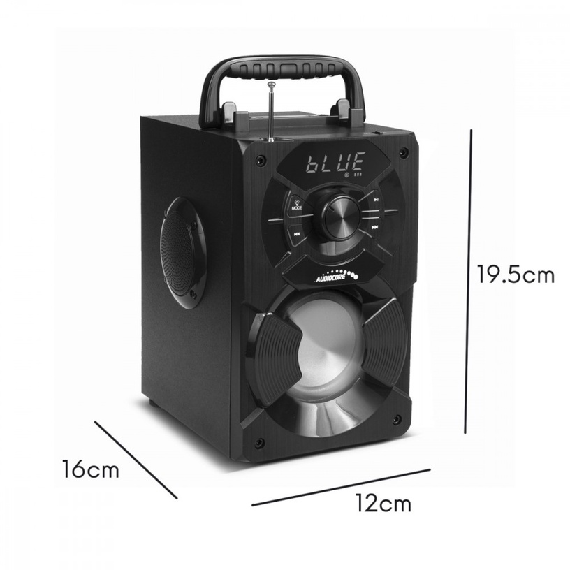 Juhtmevaba kõlar Audiocore AC730, must, 11 W