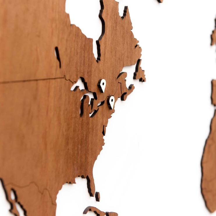 3D puzle VLX MiMi Innovations Wooden World Map Exclusive 425843, 130 cm x 78 cm