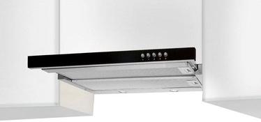 Integreeritav õhupuhasti Akpo WK-7 Light Glass 50, hõbe/must/roostevaba teras (kahjustatud pakend)