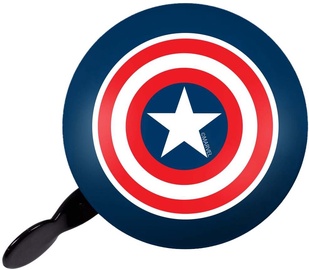 Звонок Seven Big Retro Bell Captain America 59164, металл, синий/белый/красный