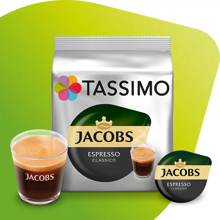 Kafijas kapsulas Tassimo, 0.118 kg, 16 gab.