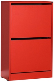 Apavu skapis Kalune Design SHC-320-KK-1, sarkana, 51 cm x 26 cm x 84 cm