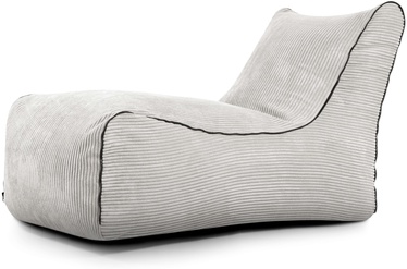Кресло-мешок Pušku Pušku Lounge Zip Waves F120BZ.WA.SN, белый/серый, 360 л