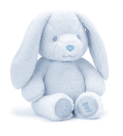 Mīkstā rotaļlieta Keel Toys Baby Rabbit Boy, zila, 25 cm