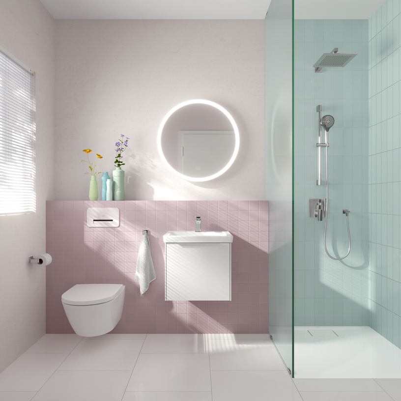Bidē Villeroy & Boch Subway 2.0 54000001, 370 mm x 565 mm x 420 mm, balta