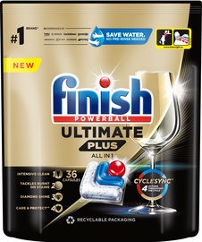 Капсулы для посудомоечной машины Finish powerball ultimate plus, 36 шт.