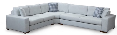 Četrvietīgs stūra dīvāns Hanah Home Loop 20, bēša, kreisais, 282 x 322 cm x 85 cm
