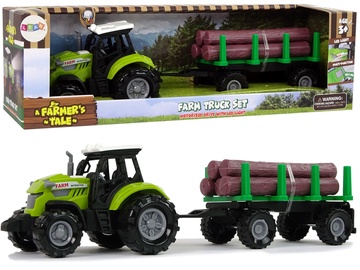 Rotaļu traktors Lean Toys A Farmers Tale 11113, melna/zaļa