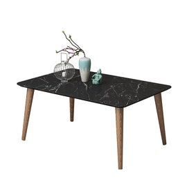 Kohvilaud Kalune Design Sky 2000, pruun/must, 600 mm x 900 mm x 420 mm