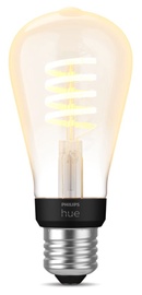 Лампочка Philips Hue LED, ST64, белый, E27, 7 Вт, 550 лм