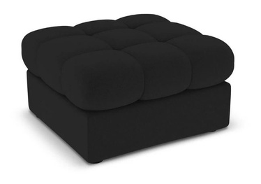 Pufs Micadoni Home Justin, melna, 60 cm x 60 cm x 38 cm