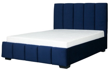 Кровать Bodzio Belleza BEL140-BM-P5, 140 x 200 cm, синий, с решеткой