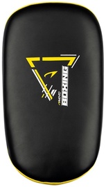 Боксерская лапа Avento Handpad, черный/желтый