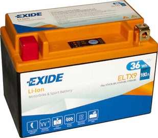 Аккумулятор Exide ELTX9, 12 В, 3 Ач, 180 а