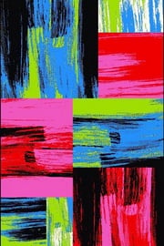 Ковер Domoletti, синий/красный/зеленый/розовый, 230 см x 150 см