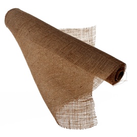 Džutas audums dekorēšanai, 450 cm, brūna