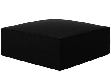 Пуф Micadoni Home Ruby Velvet, черный, 93 см x 93 см x 40 см