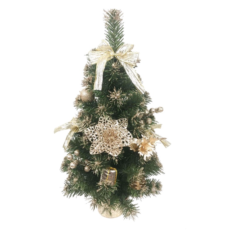 Kunstlik jõulupuu, 60 cm, koos alusega