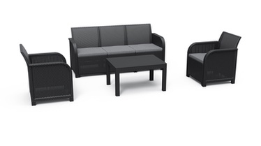 Välimööbli komplekt Keter ROSALIE 5 17210742, hall, 1-5 istekohta