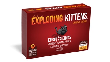 Stalo žaidimas Asmodee Exploding Kittens, LT