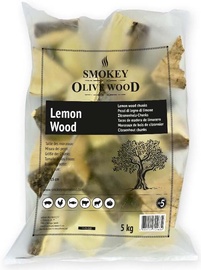 Куски дерева Smokey Olive Wood Lemon Wood Nº5, лимонное дерево L5-01, 5 кг, дерево