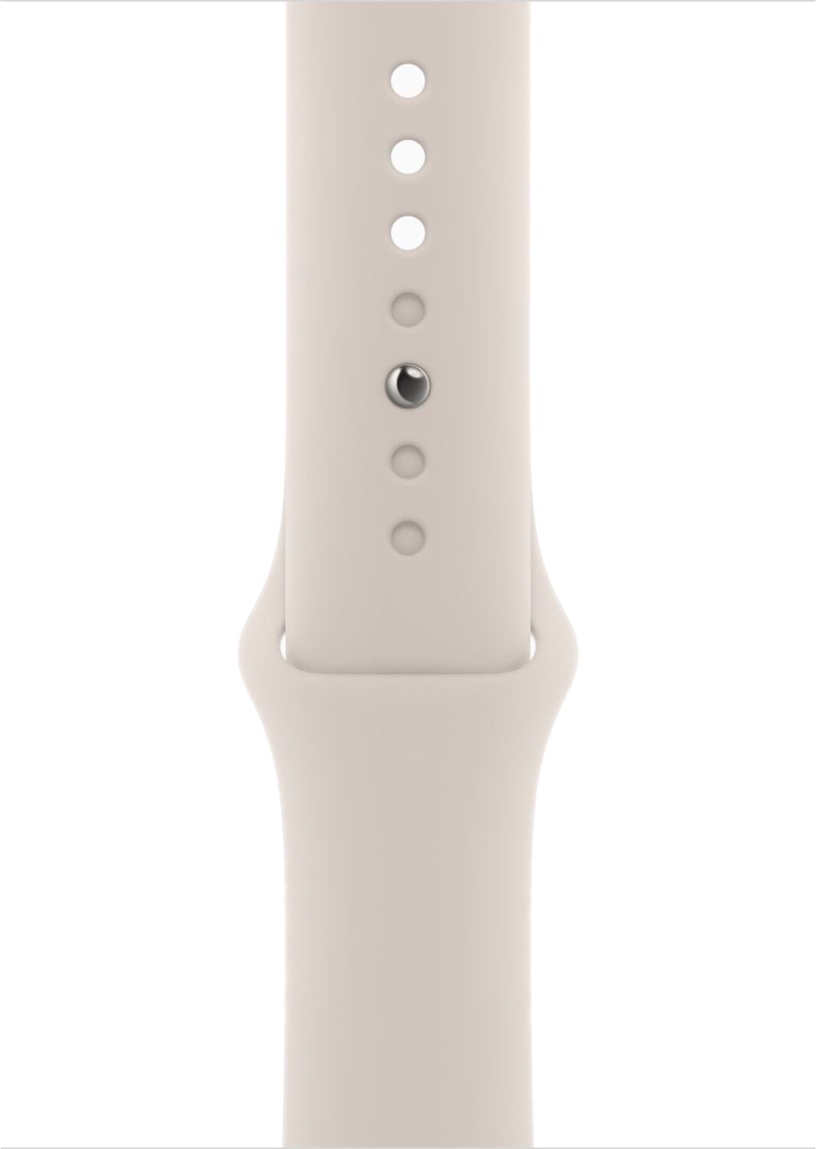 Умные часы Apple Watch SE GPS + Cellular 44mm Starlight Aluminium Starlight Sport Band M/L, бежевый