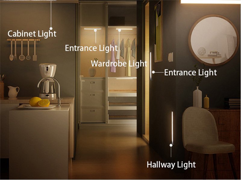 Светильник монтируется к мебели Tracer PIR Magnetic TRAOSW46923, LED, 3000 - 6500 °К