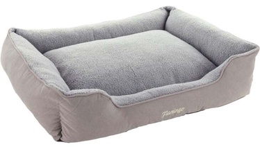 Кровать для животных Flamingo Alisha 521632, серый, 100 x 80 x 25 cм