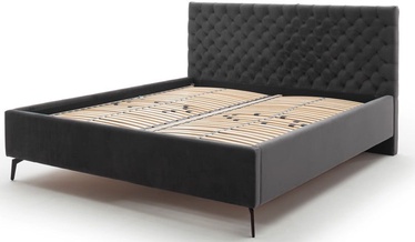 Кровать Meise Möbel LA Maison, 180 x 200 cm, антрацитовый, с решеткой