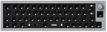 Компьютерная клавиатура Keychron Q9 QMK Barebone ISO Knob, 94.1 мм x 326 мм x 30.7 мм, серый