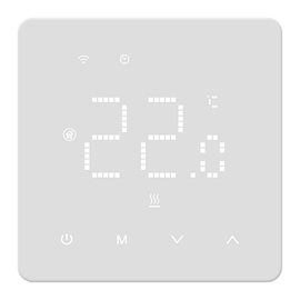 Programmējams apkures termostats Tuya HT260010, iebūvējams sienā, balta, 5 - 60 °C