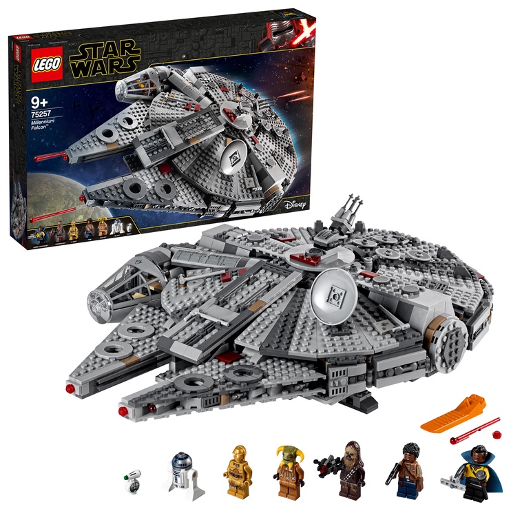 Konstruktors LEGO Star Wars Millennium Falcon™ 75257, 1351 gab.