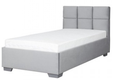 Gulta Bodzio Sawona SAW90-BM-P8, 90 x 200 cm, pelēka, ar režģi