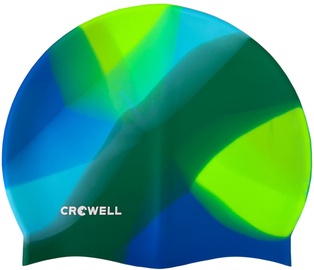 Ujumismüts Crowell Multi Flame, sinine/roheline/helesinine