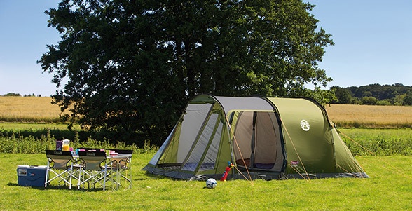 Četrvietīga telts Coleman Galileo 4 2000012156, zaļa/pelēka