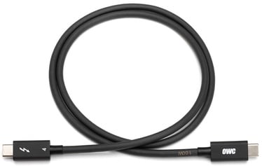 Провод OWC Thunderbolt Cable, USB Type C, 0.7 м, черный, 100 Вт