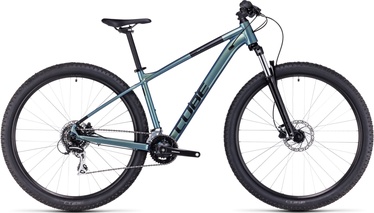 Velosipēds kalnu Cube Aim Pro, 29 ", 20" (49.53 cm) rāmis, melna/zaļa