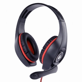 Игровые наушники Gembird GHS-05-R, черный/красный