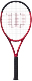 Теннисная ракетка Wilson Clash 100 Pro V2 WR074111U3, черный/красный